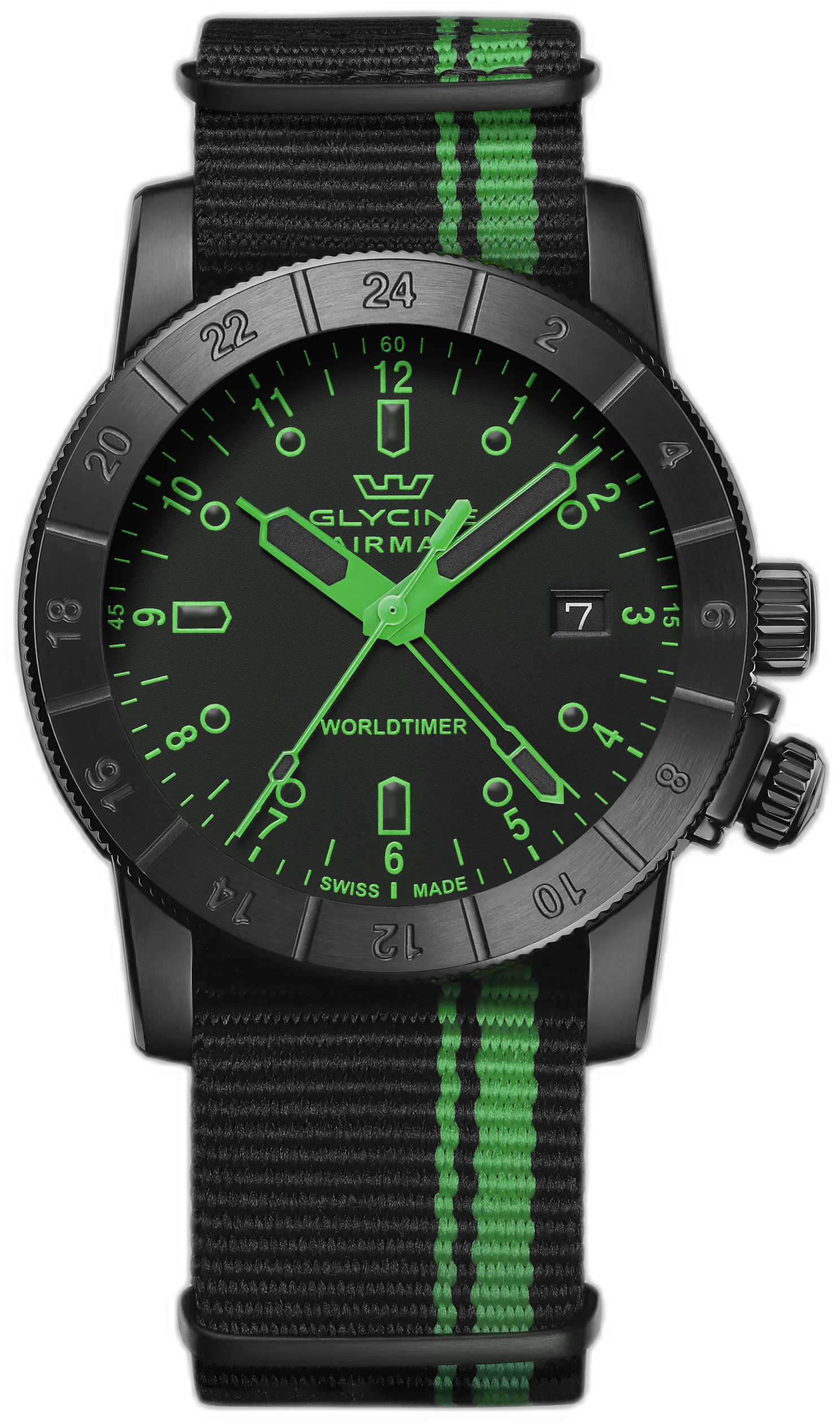 Glycine Airman Worldtimer GMT — alternative to Glycine Combat Sub Sport GMT