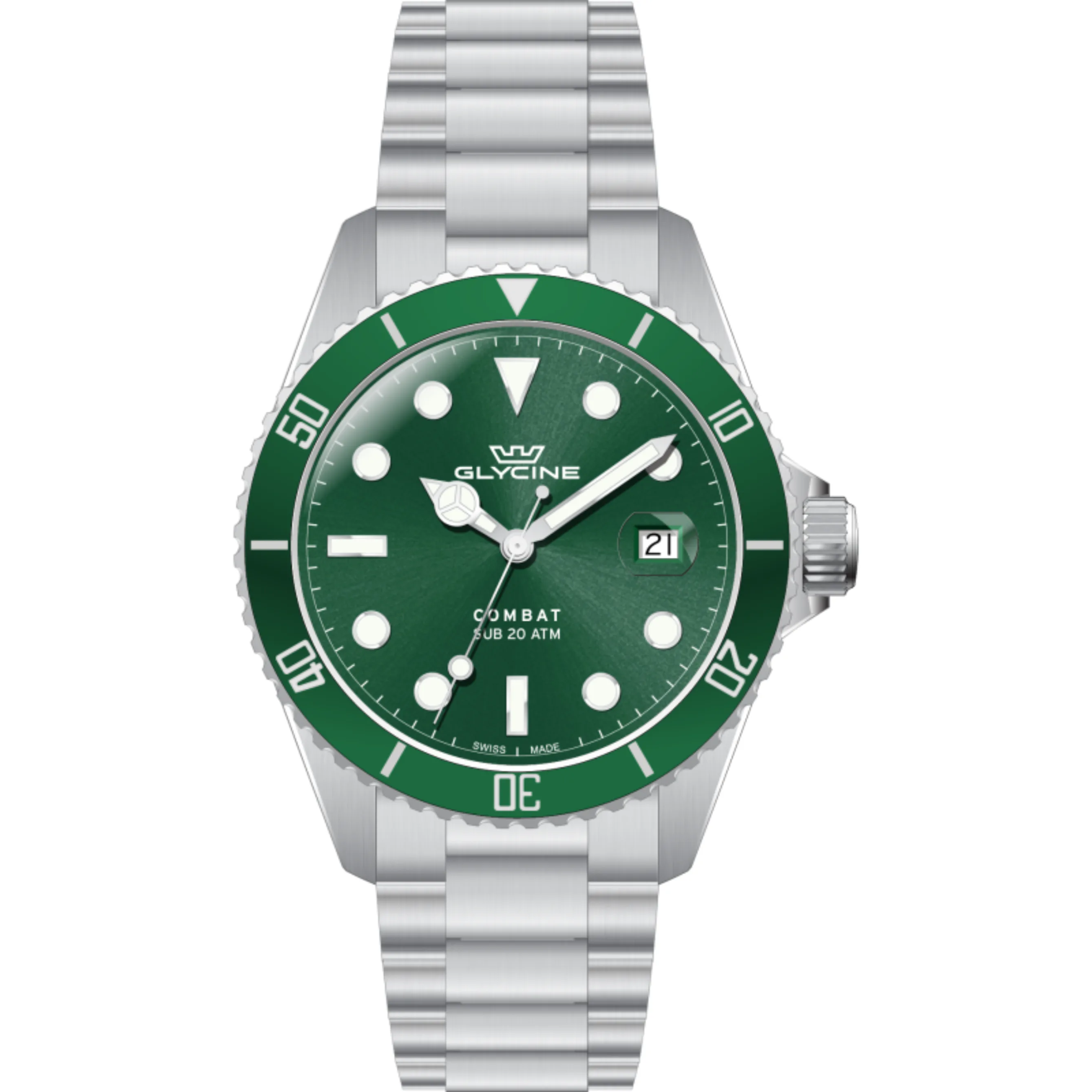 Glycine Combat Sub — alternative to Bell & Ross BR-S black matte