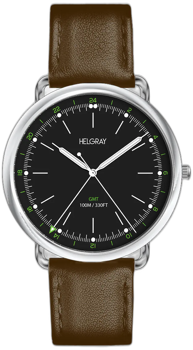 Helgray GMT (Refurbished) — alternative to Pagani Design PD-1662 GMT Gold