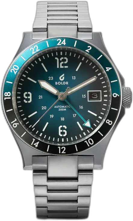 Boldr Globetrotter GMT — alternative to Christopher Ward Twelve X Black Shadow
