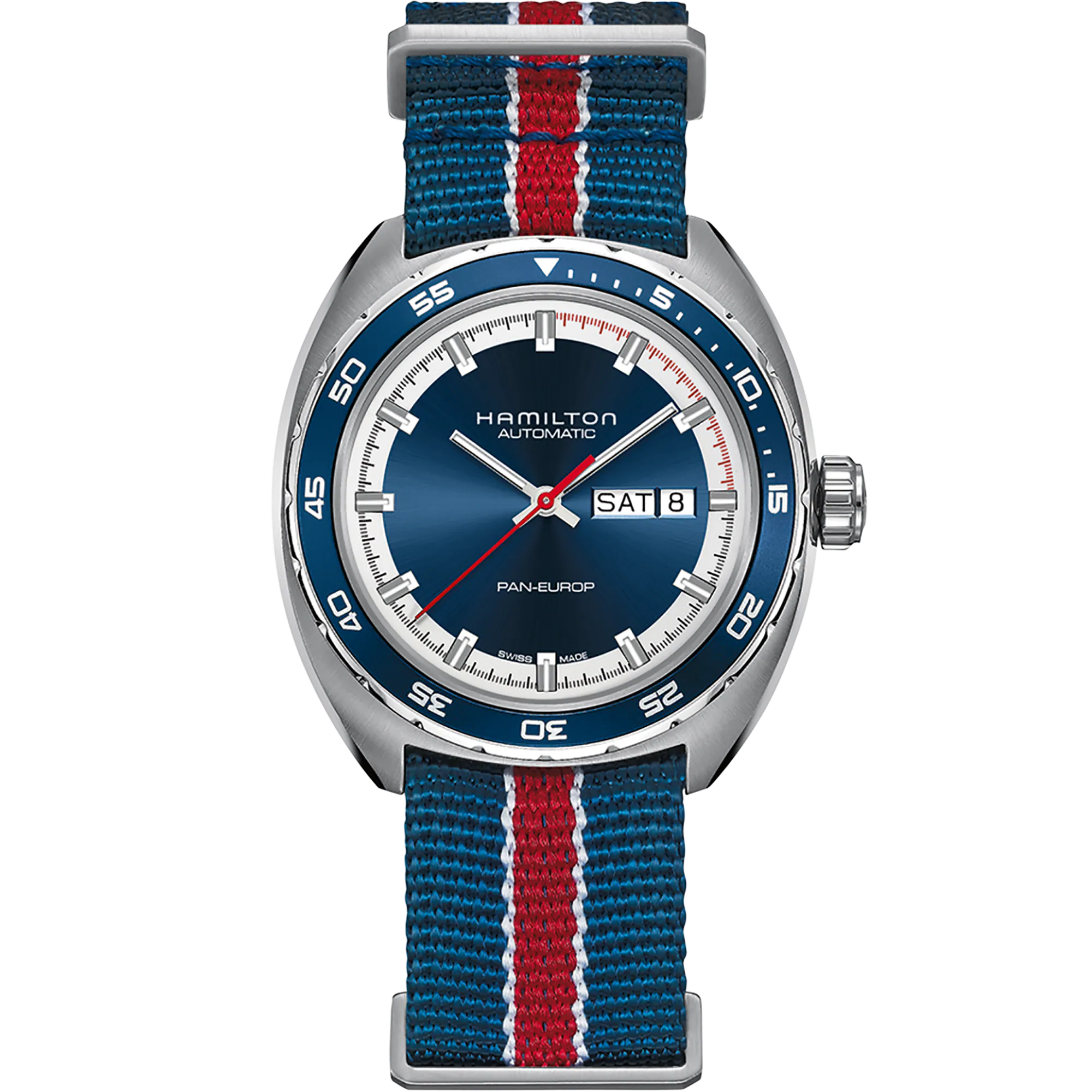 Hamilton American Classic Pan Europ Day Date Auto — alternative to Ikepod Duopod D016