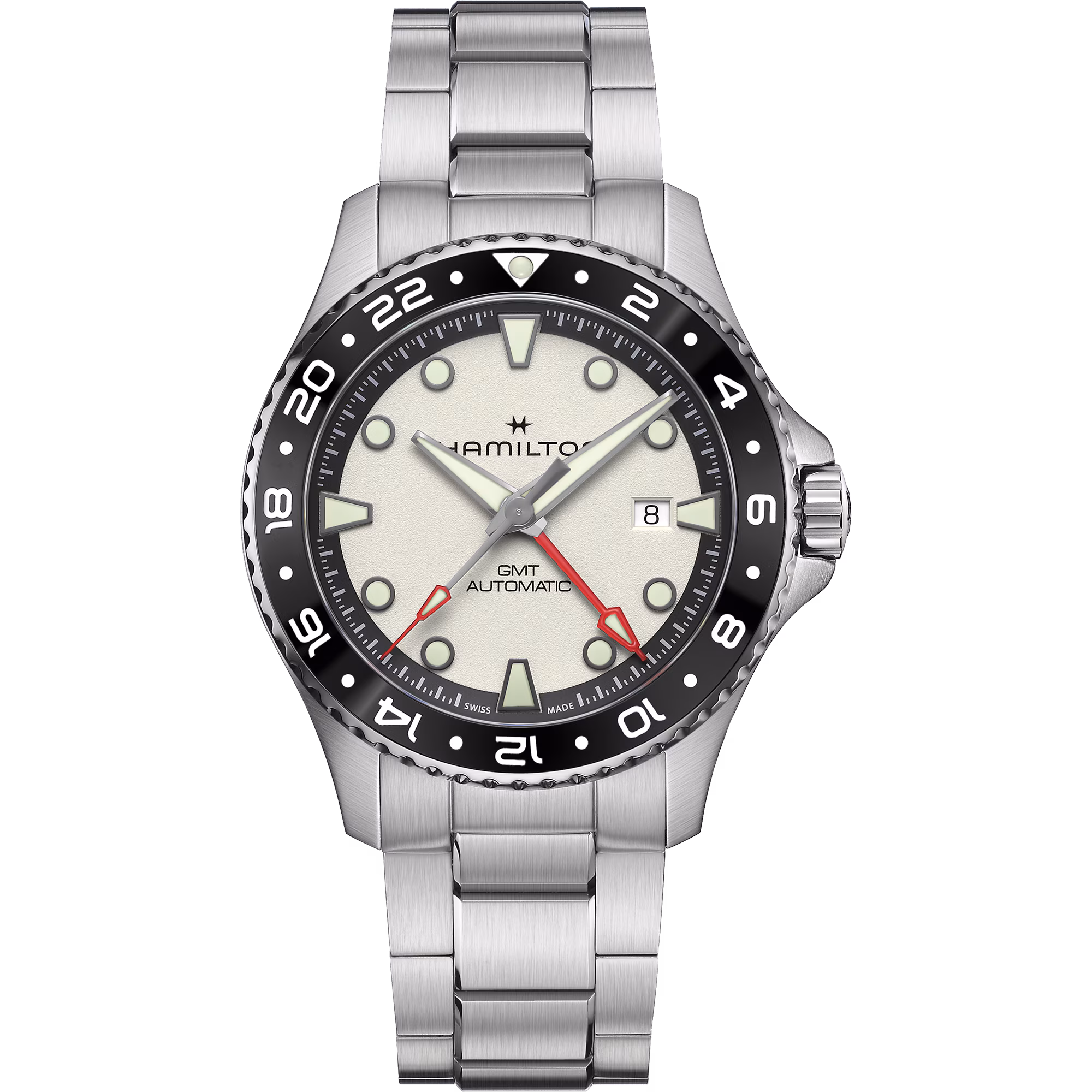 Hamilton Khaki Navy GMT Auto — alternative to Spinnaker Dark Cerulean Blue
