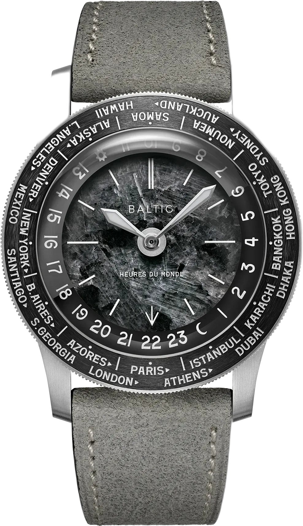 Baltic Heures du Monde - Worldtimer — alternative to Farer WORLD TIMER
