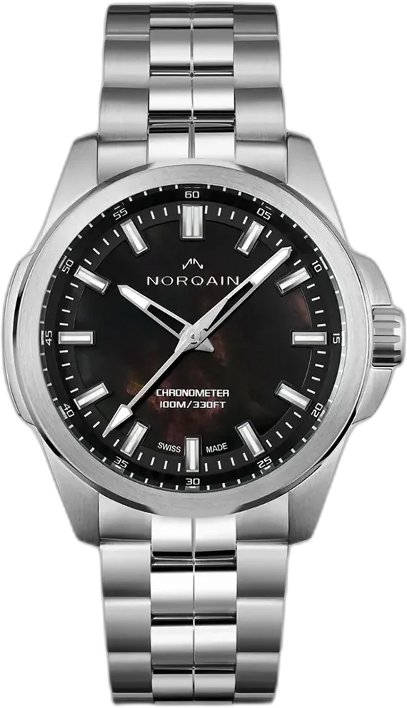 Norqain Independence JP Black Mother Of Pearl 42mm — alternative to anOrdain Model 2