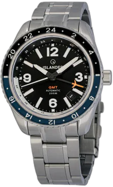 Islander Islander Republic Traveler GMT Watch with Black Dial #ISL-276 — alternative to Baltic Aquascaphe GMT