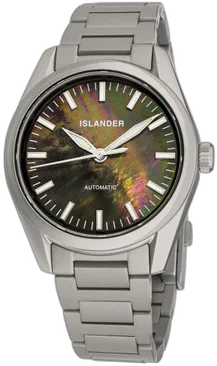 Islander Islander Thunderbolt Pilot Watch with Black Mother of Pearl Dial #ISL-322 — alternative to AVI-8 Pilot Grey