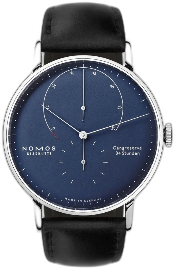 NOMOS Glashütte Lambda deep blue — alternative to Christopher Ward The Twelve 660