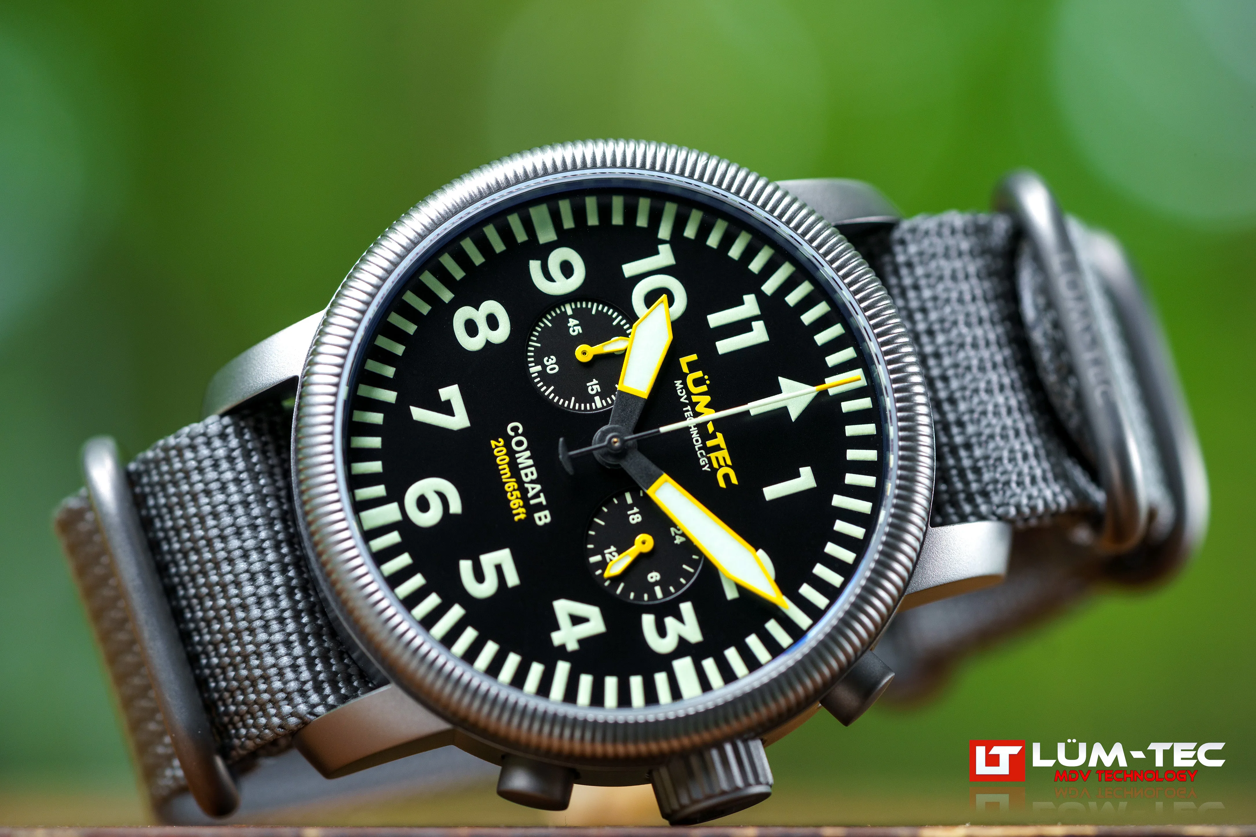 Lum-Tec Standard — alternative to Bremont Black 43mm