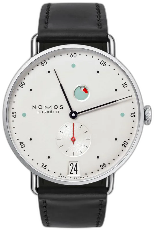 NOMOS Glashütte Metro date power reserve — alternative to NOMOS Glashütte Club Campus 38 blue purple