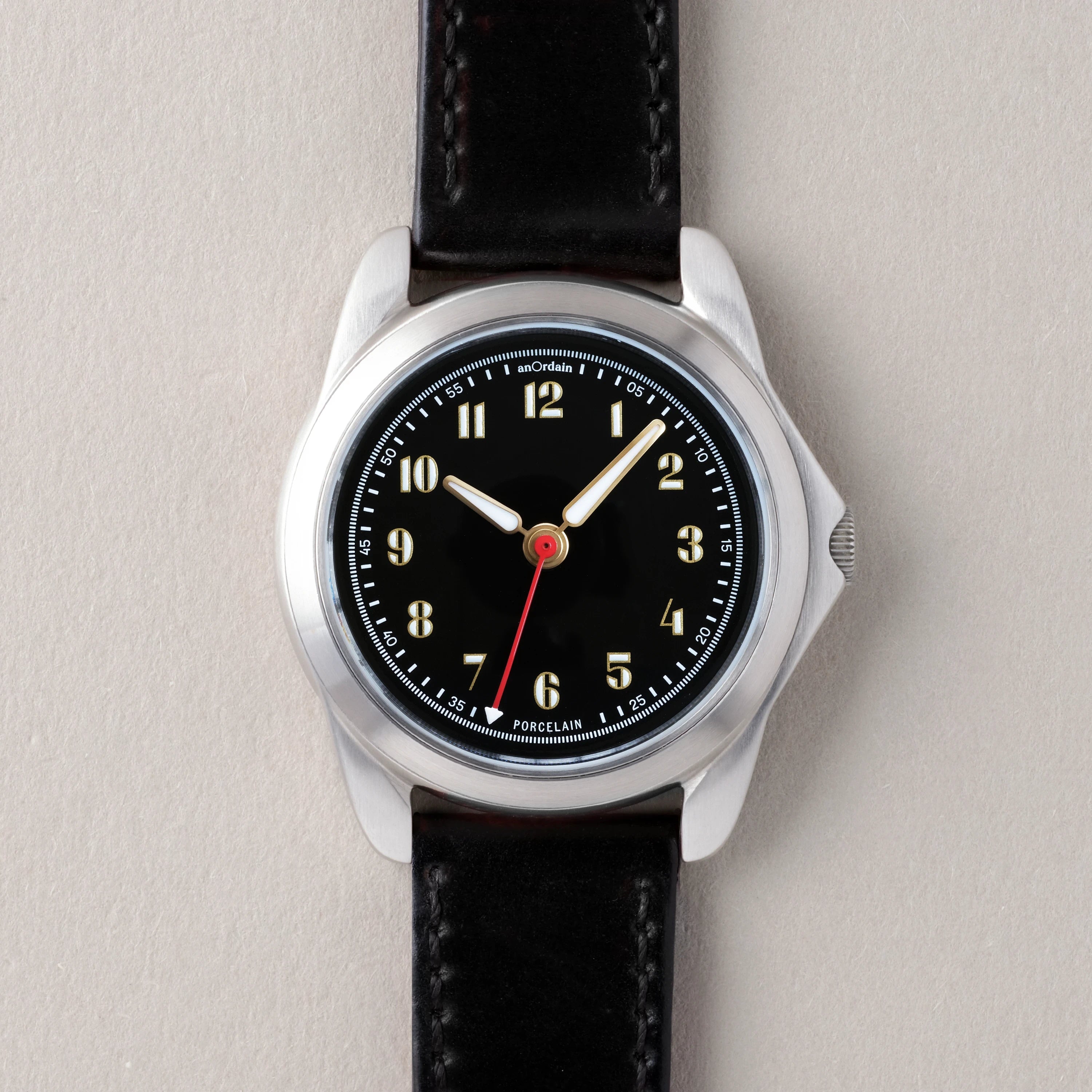 anOrdain Model 2 Porcelain — alternative to Christopher Ward Twelve X Black Shadow
