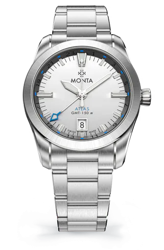 Monta Opalin Silver — alternative to Baltic Aquascaphe GMT