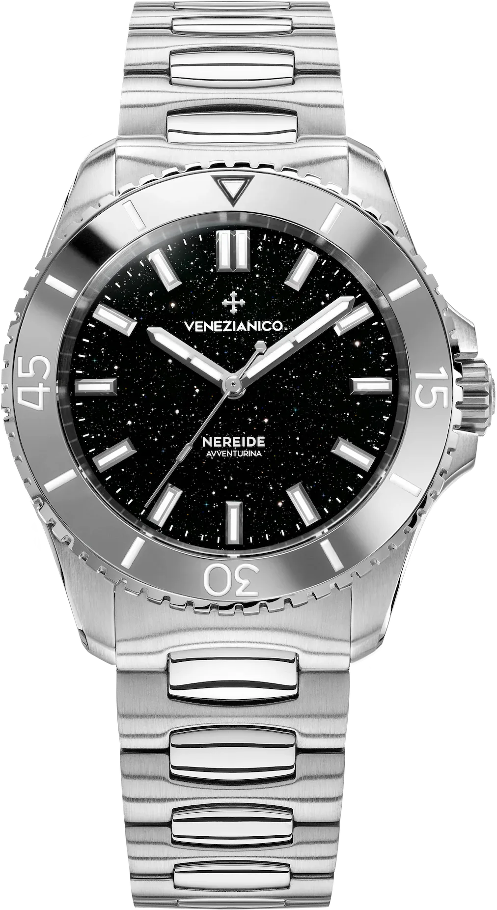 Venezianico Nereide Avventurina Nera — alternative to DOXA SUB 200T