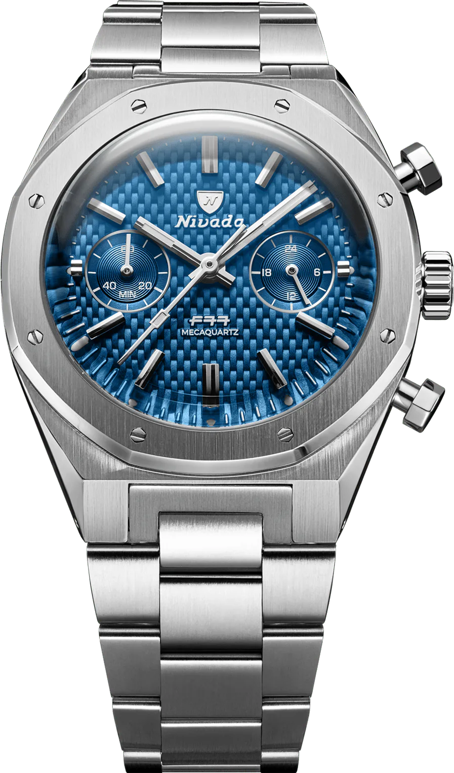 Nivada Grenchen F77 Chrono Mecaquartz — alternative to Oak & Oscar The Humboldt 12-hr