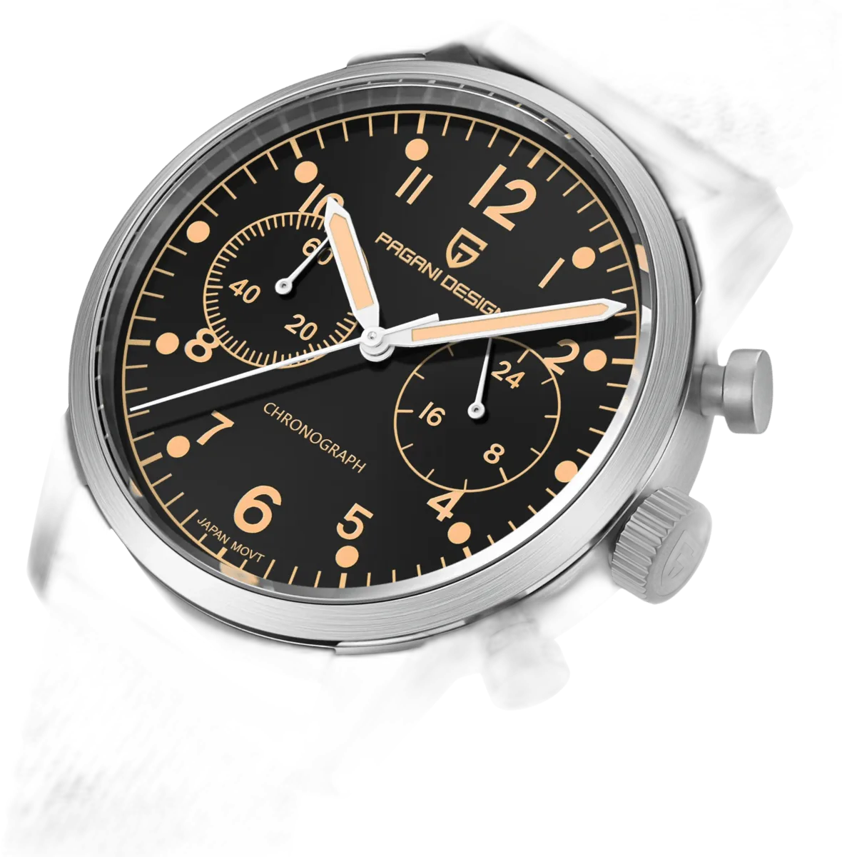 Pagani Design PD-1708 — alternative to Islander Islander Saltaire 38mm Solar Dive Watch with Ink Black Dial #ISL-278