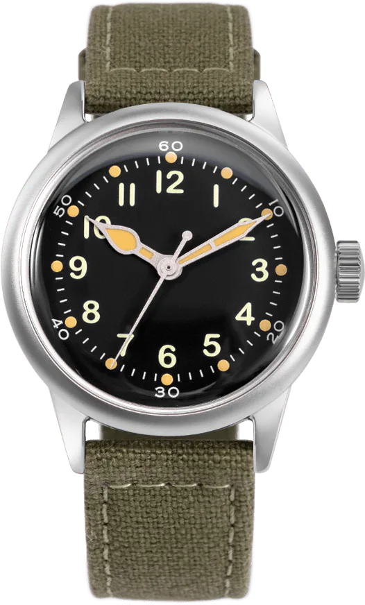 Praesidus Black Canvas — alternative to Praesidus Gray Canvas Strap 34mm