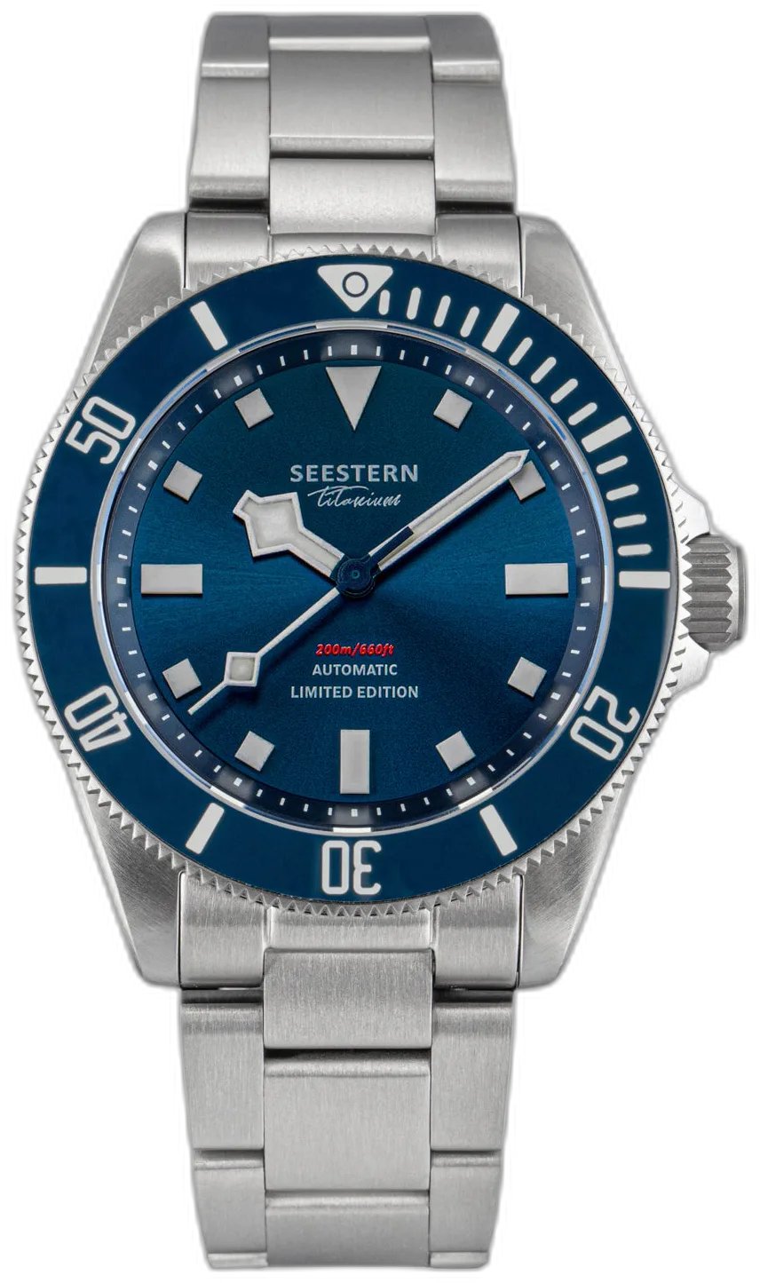 Sugess Seestern S430 Titanium Diver — alternative to Christopher Ward Twelve X Black Shadow