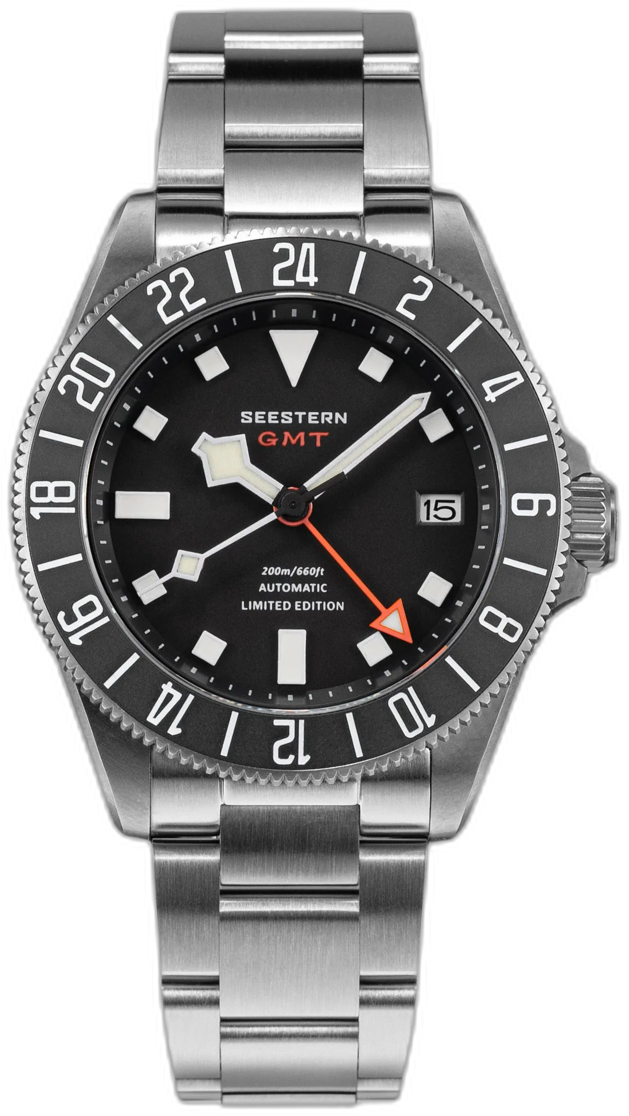 Sugess Seestern S462 Titanium GMT Pro Diver LE — alternative to RZE Resolute Type A