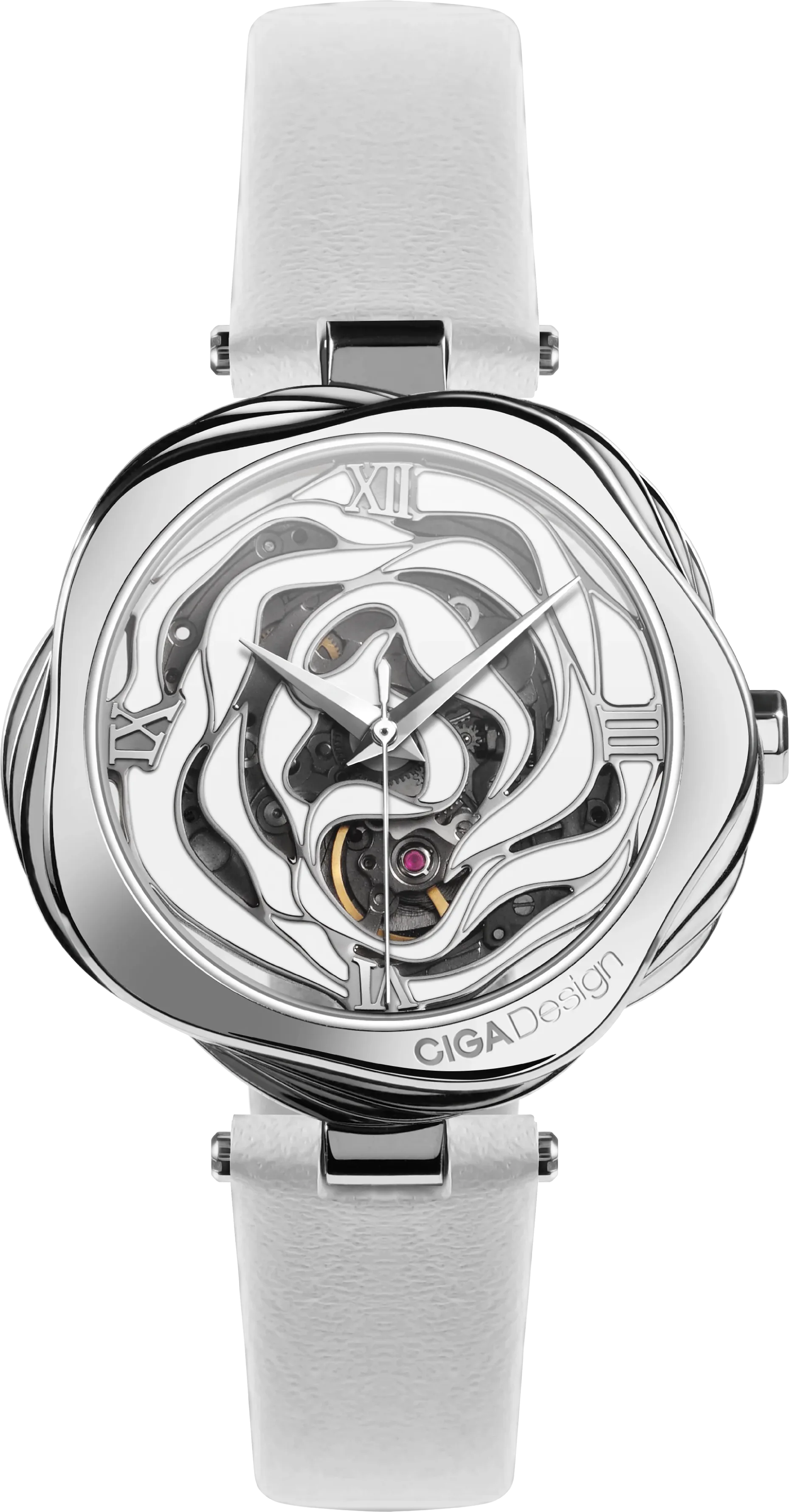 CIGA Design DENMARK ROSE — alternative to Cincinnati Watch Company Union Terminal Mechanical Watch, Gold (PVD)