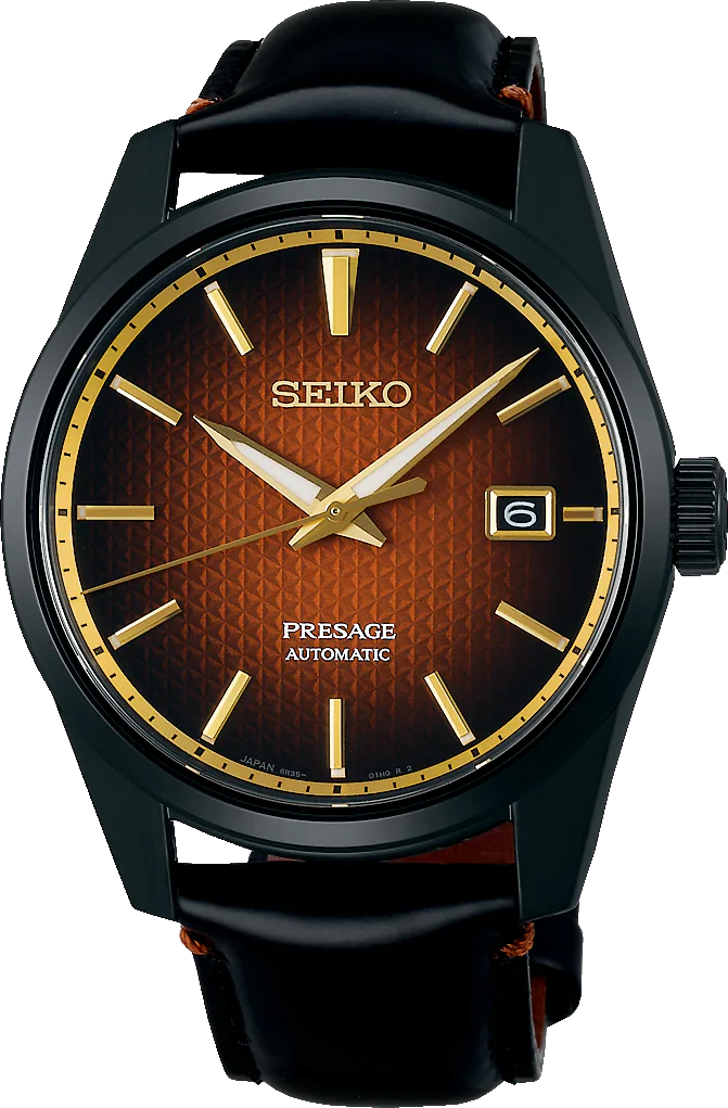 Seiko Presage Sharp Edged Series Sharp Edged Series Kabuki-inspired Limited Edition — alternative to Cincinnati Watch Company Rose Window