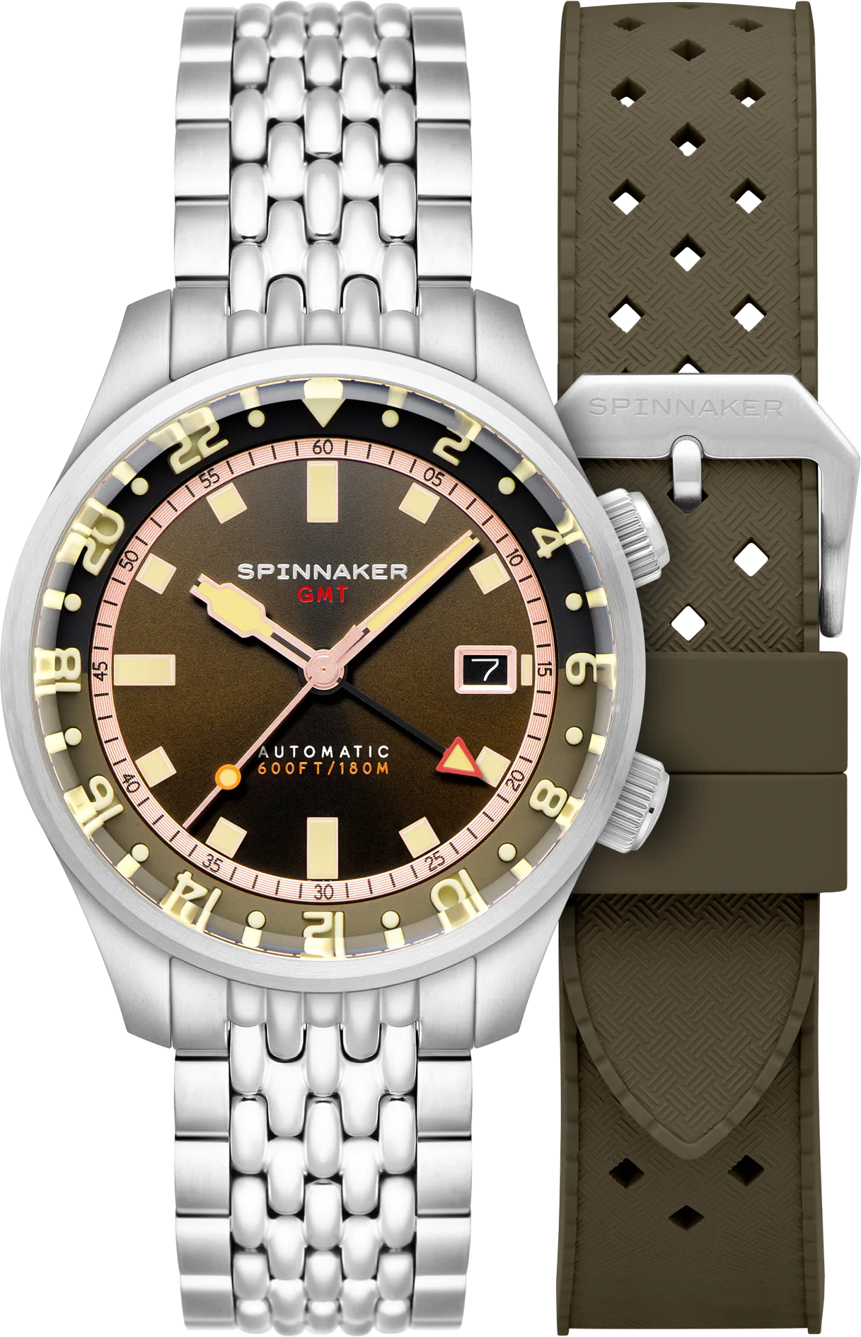 Spinnaker Abbott Brown — alternative to Baltic Aquascaphe GMT