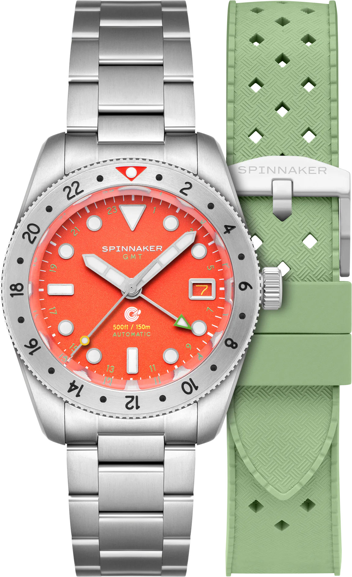 Spinnaker Flame Red — alternative to Baltic Aquascaphe GMT