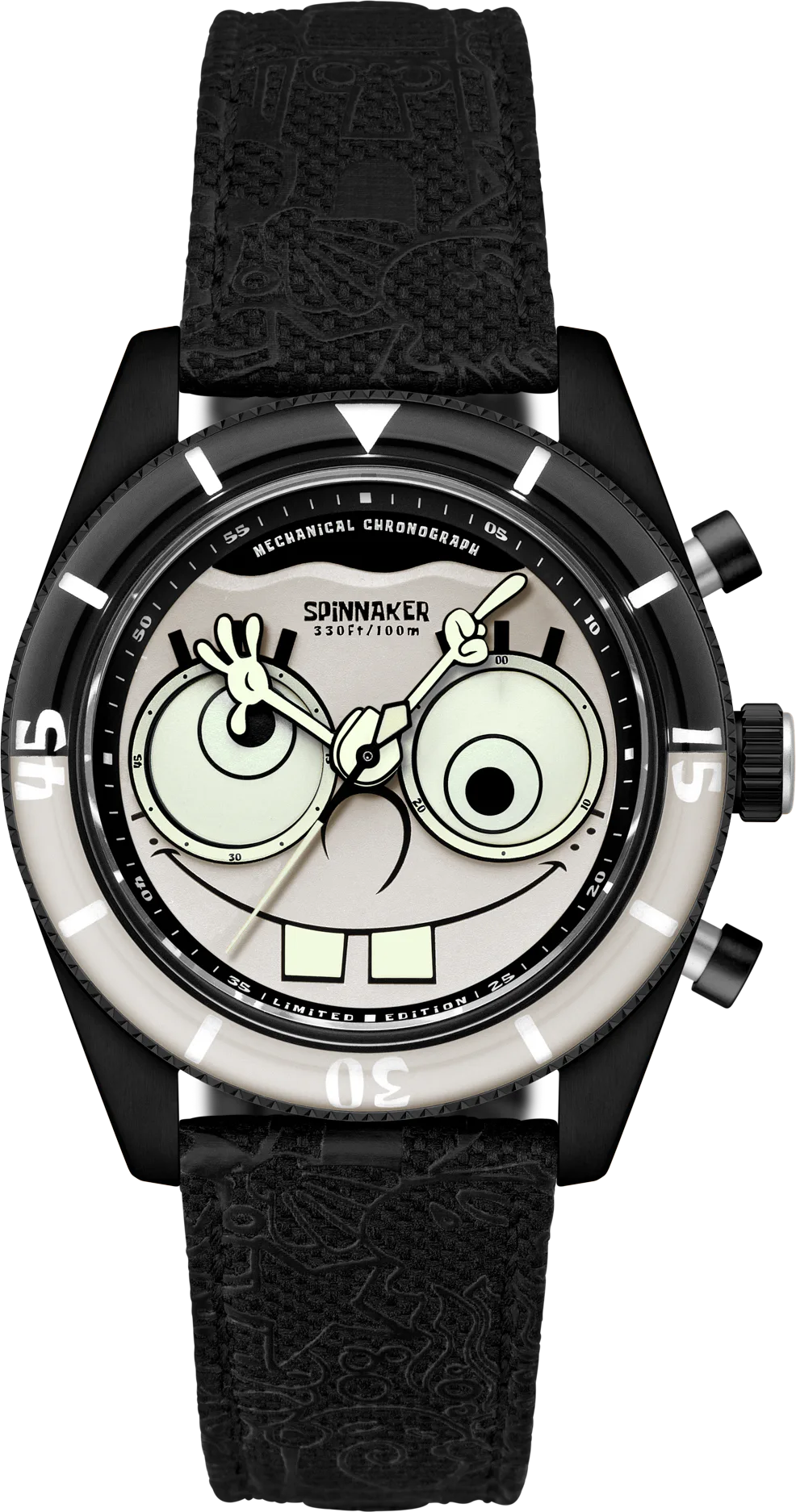 Spinnaker Googly Black — alternative to Bremont Black 43mm