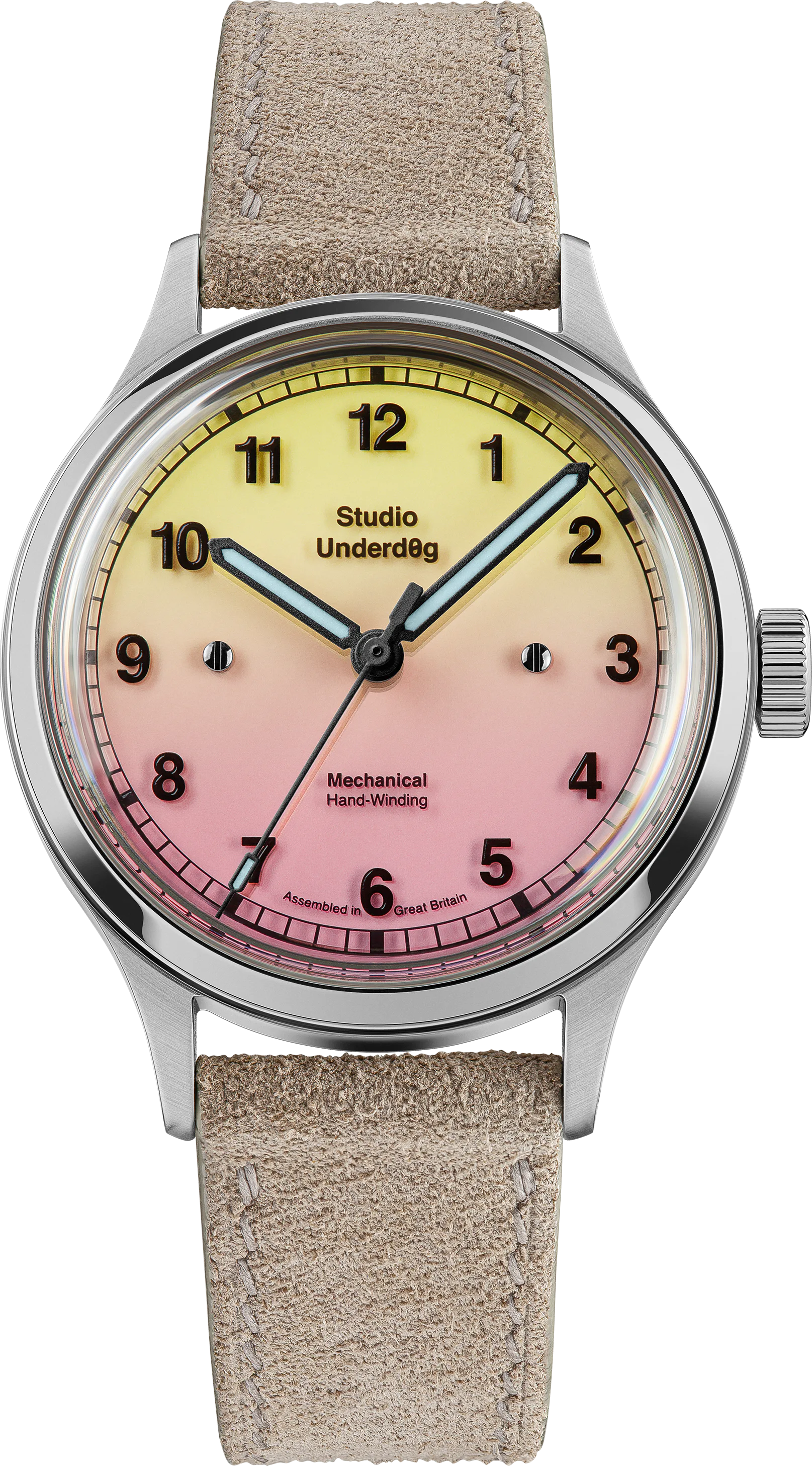 Studio Underd0g Standard — alternative to Wolbrook Black Leather Strap 40mm