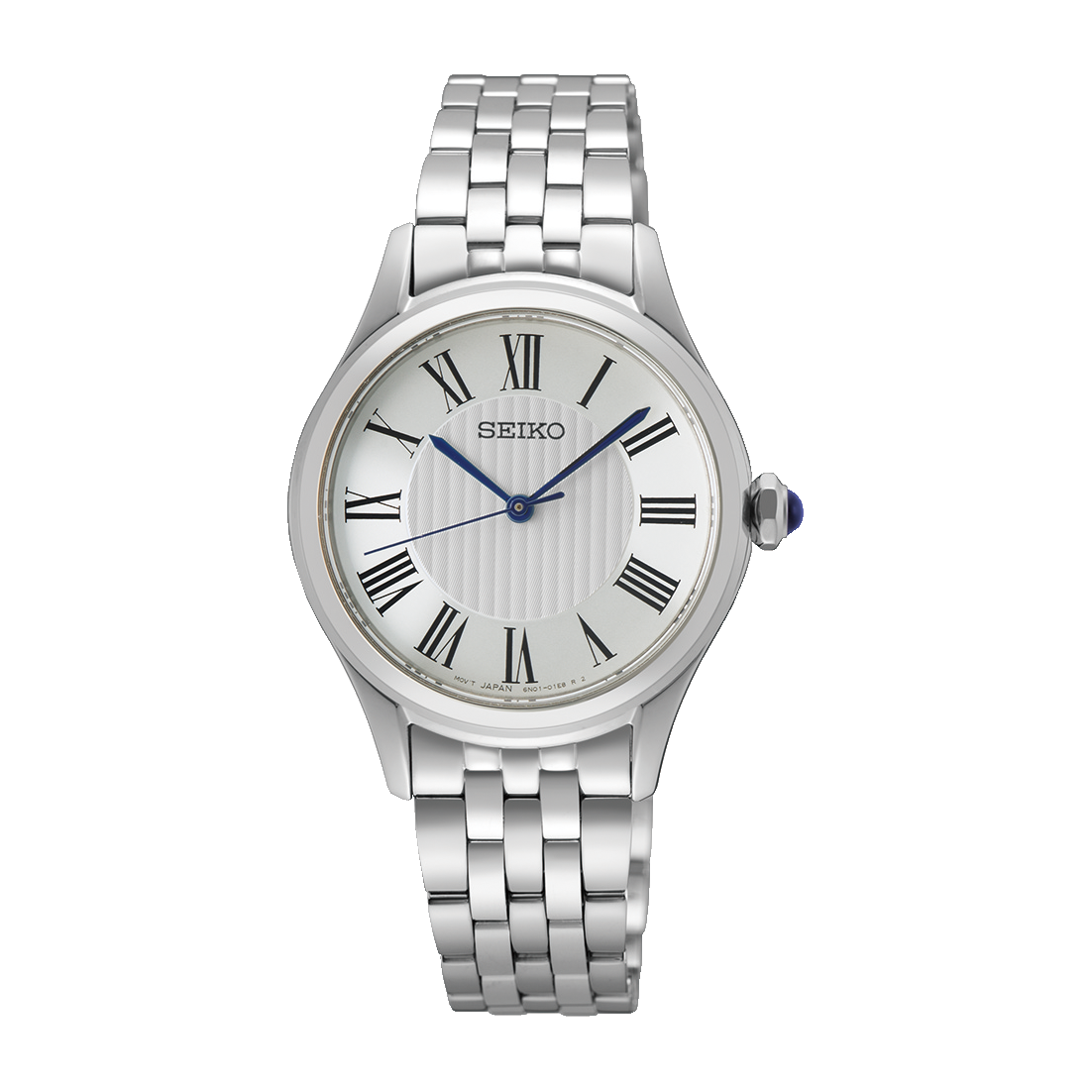 Seiko Essentials Roman Numeral (Ladies) — alternative to Dan Henry Silver / Tan Strap
