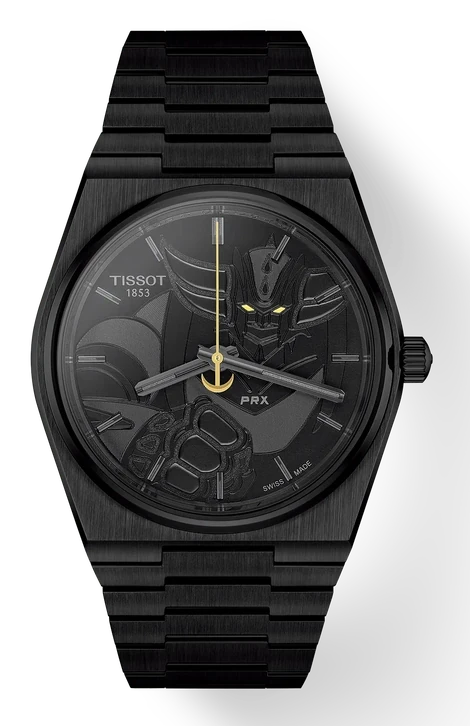 Tissot PRX UFO Robot Grendizer 50th Anniversary — alternative to Cincinnati Watch Company Stripes