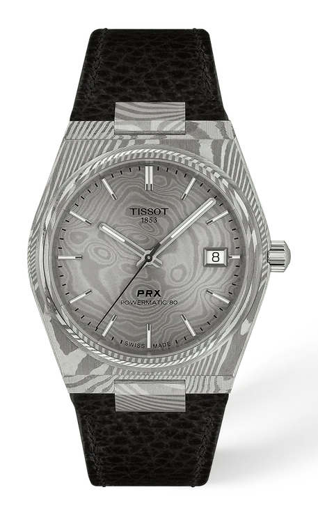 Tissot PRX Damascus Steel — alternative to Cincinnati Watch Company Stripes