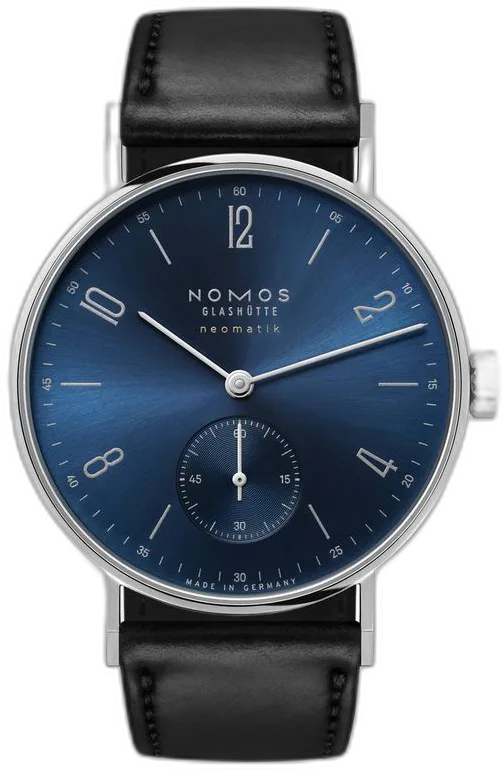 NOMOS Glashütte Tangente neomatik blue gold — alternative to Echo/Neutra Rivanera Piccolo