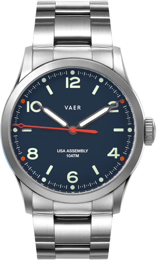 Vaer Navy 36mm — alternative to Prevail Sunshine Orange