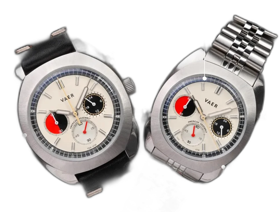 Vaer Cream 38mm — alternative to Brew Watch Co PVD Black