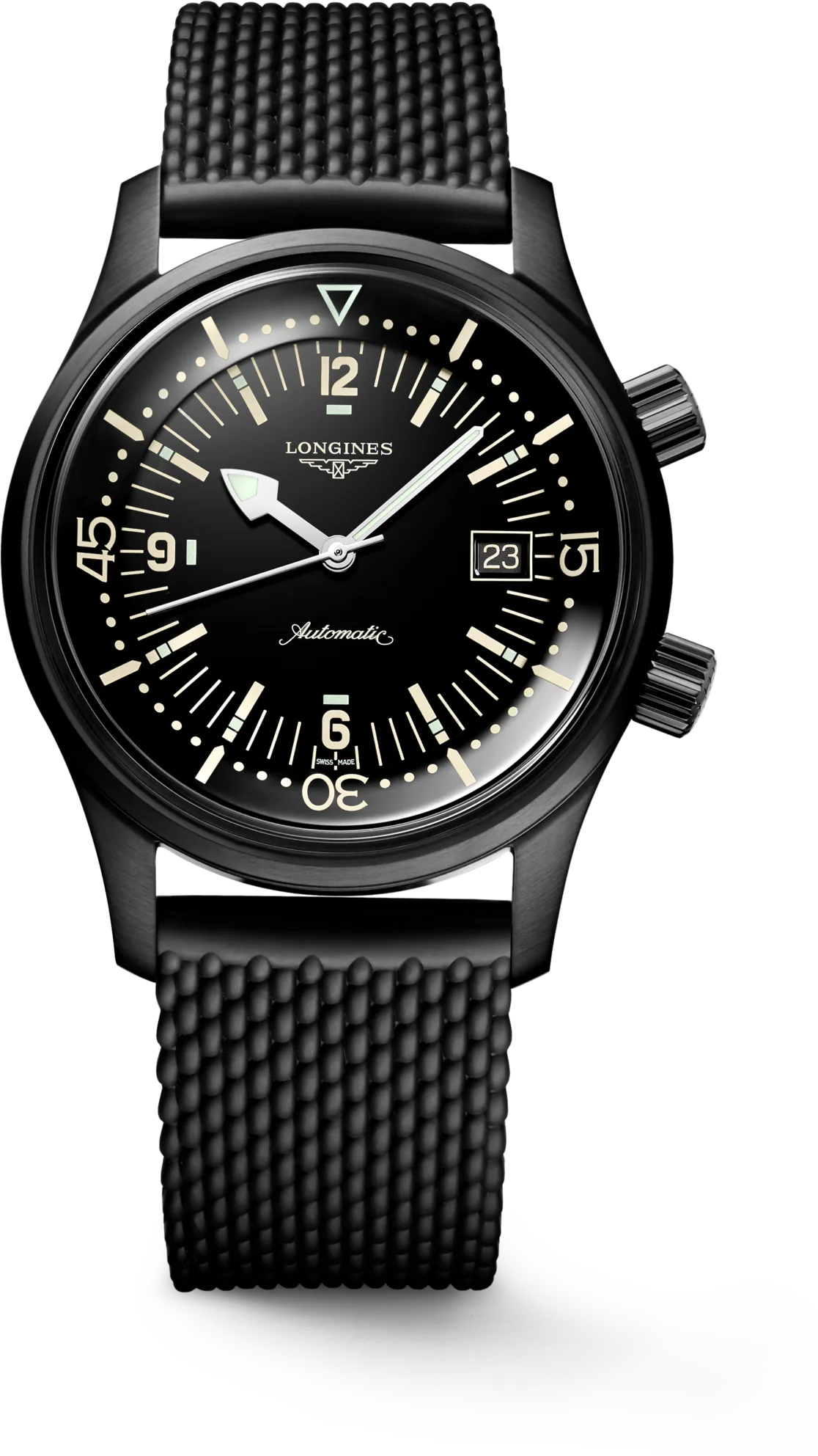 Longines LEGEND DIVER 42 BLACK LACQUERED — alternative to Christopher Ward Twelve X Black Shadow