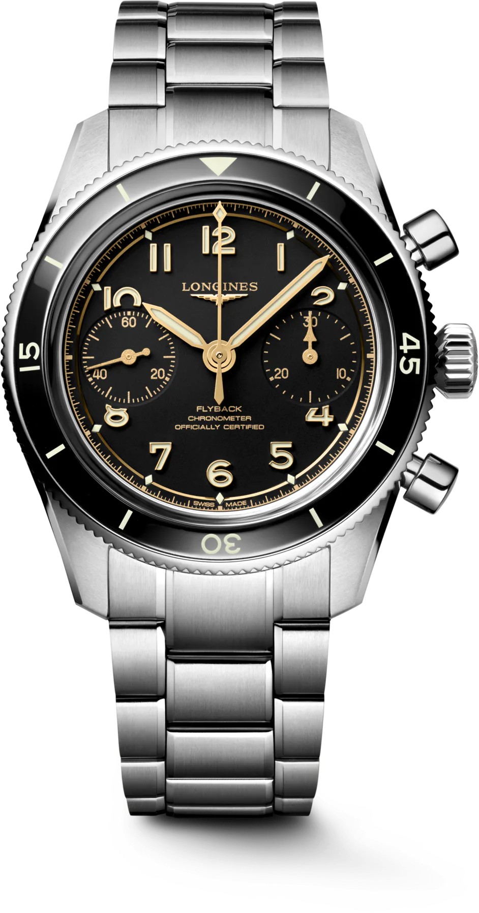 Longines SPIRIT PILOT FLYBACK — alternative to Vario White (Steel)