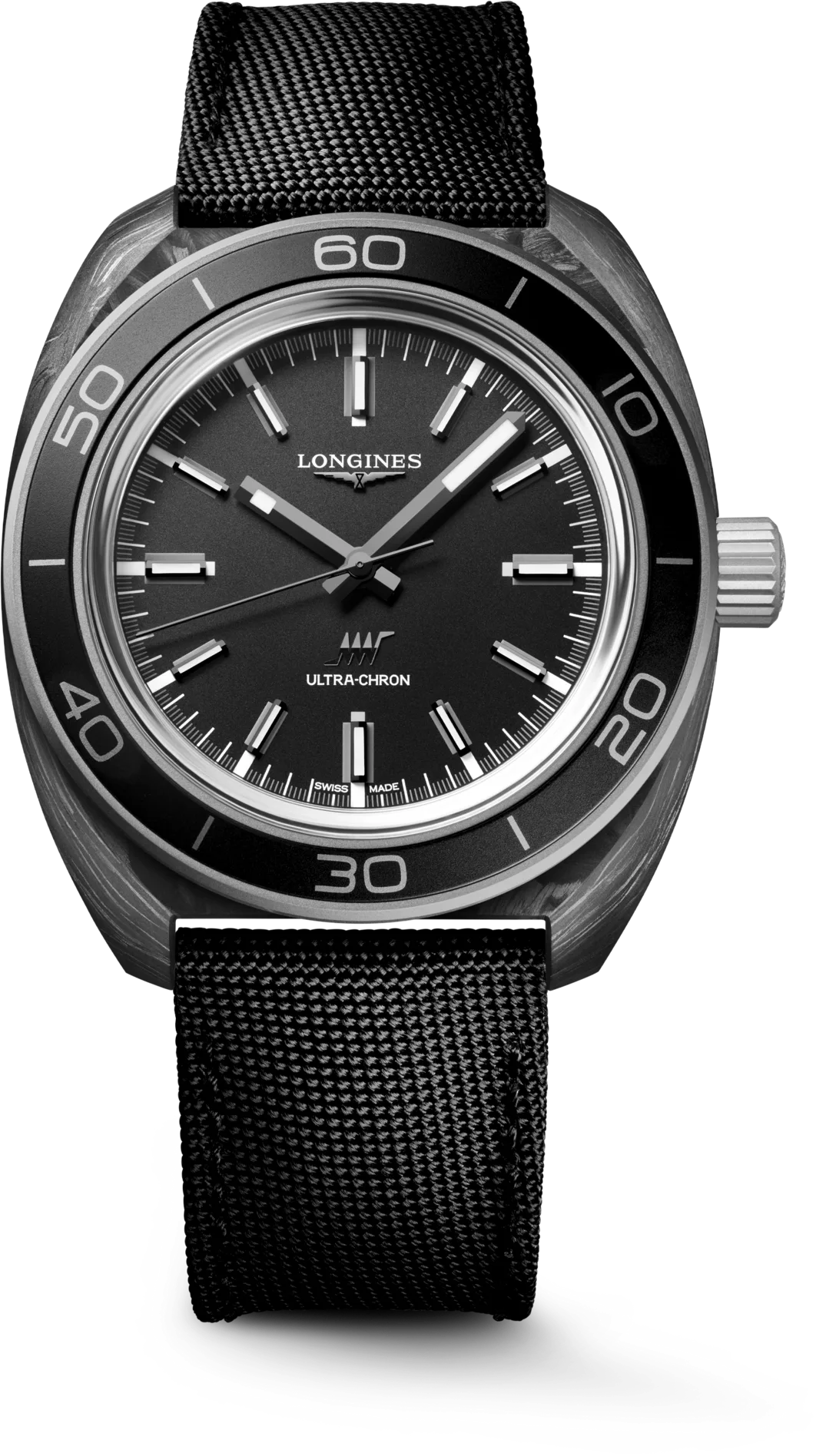 Longines ULTRA‑CHRON CARBON — alternative to Christopher Ward The Twelve 40 (Ti)