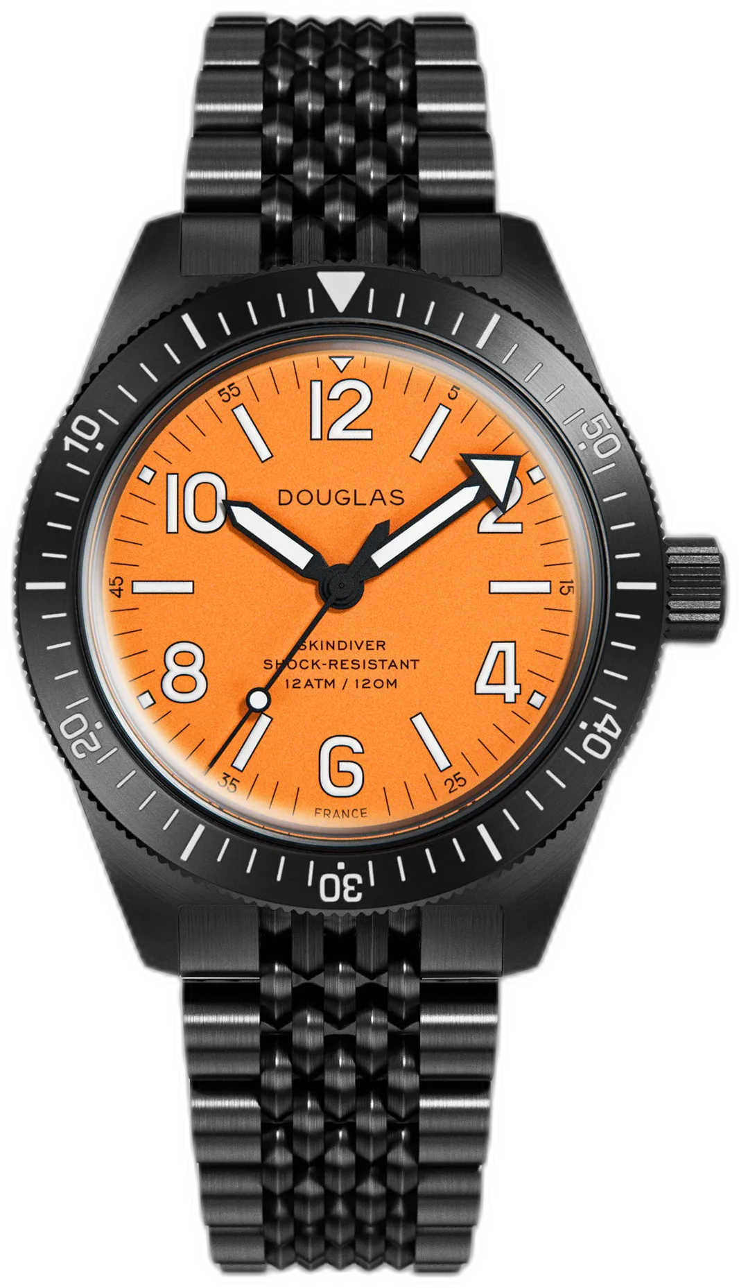 Wolbrook Black Rubber Strap 40mm — alternative to Baltic Aquascaphe Titanium