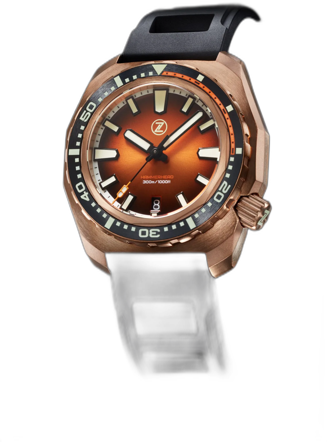 Zelos Ti - Red Tiger's Eye — alternative to DOXA SUB 750T