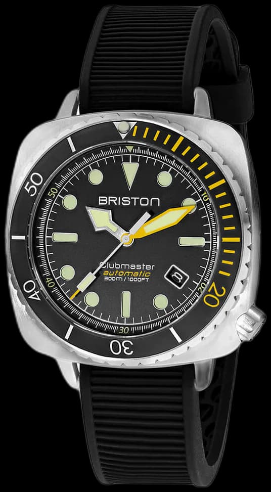 Clubmaster Diver Pro - Acier - Noir/Jaune