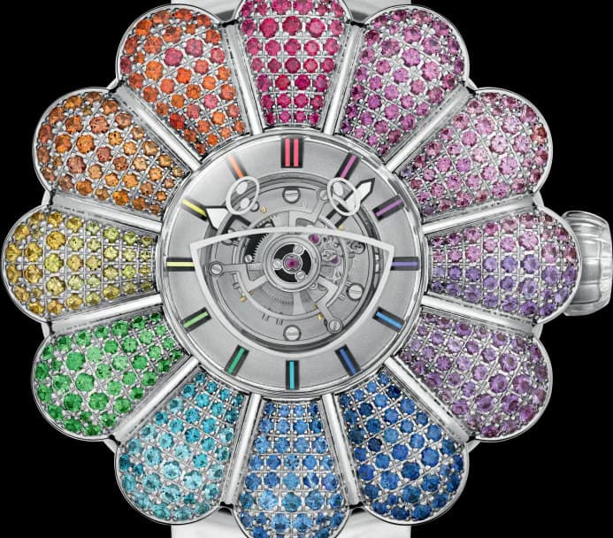 Mp 15 Takashi Murakami Tourbillon Sapphire Rainbow 42mm