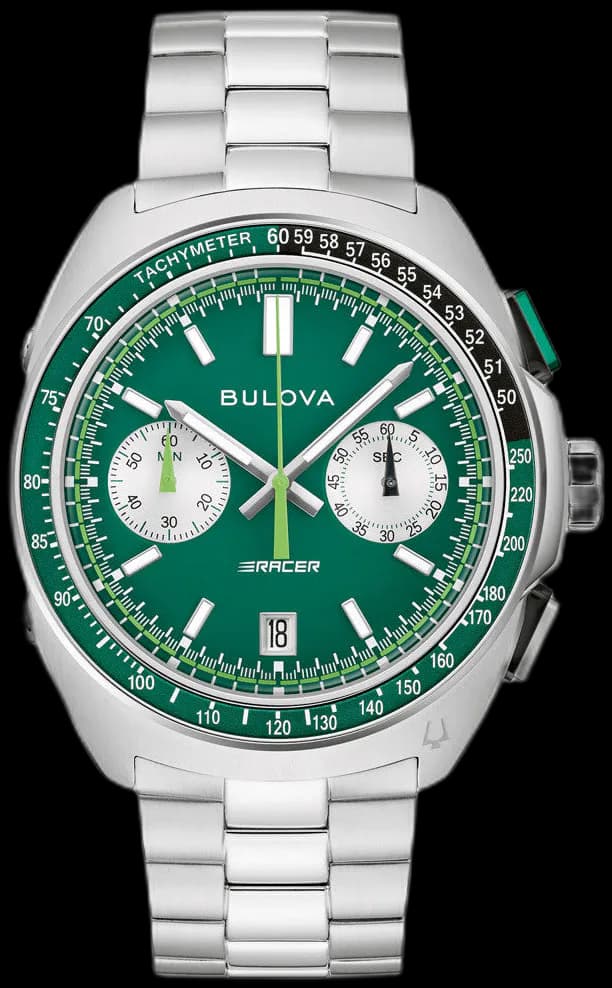 Bulova Racer Chronograph with Green Dial #98B468
