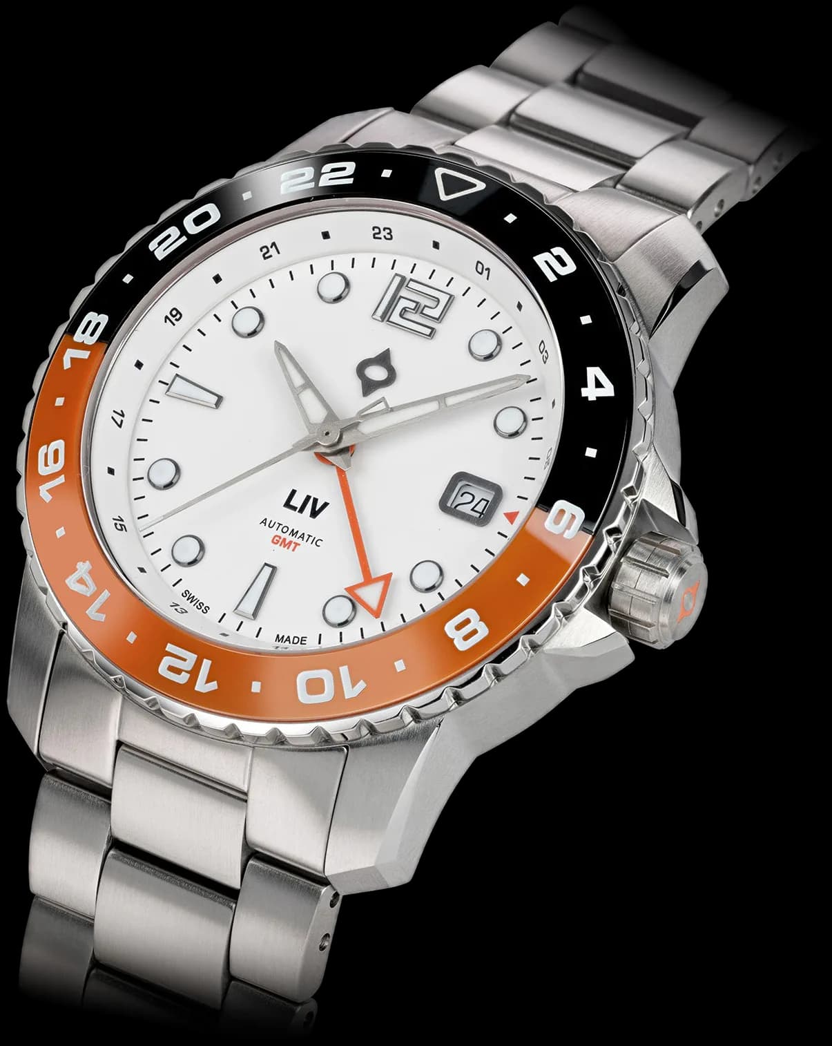 Trekker GMT Day/Night Ceramic // Shadow Black