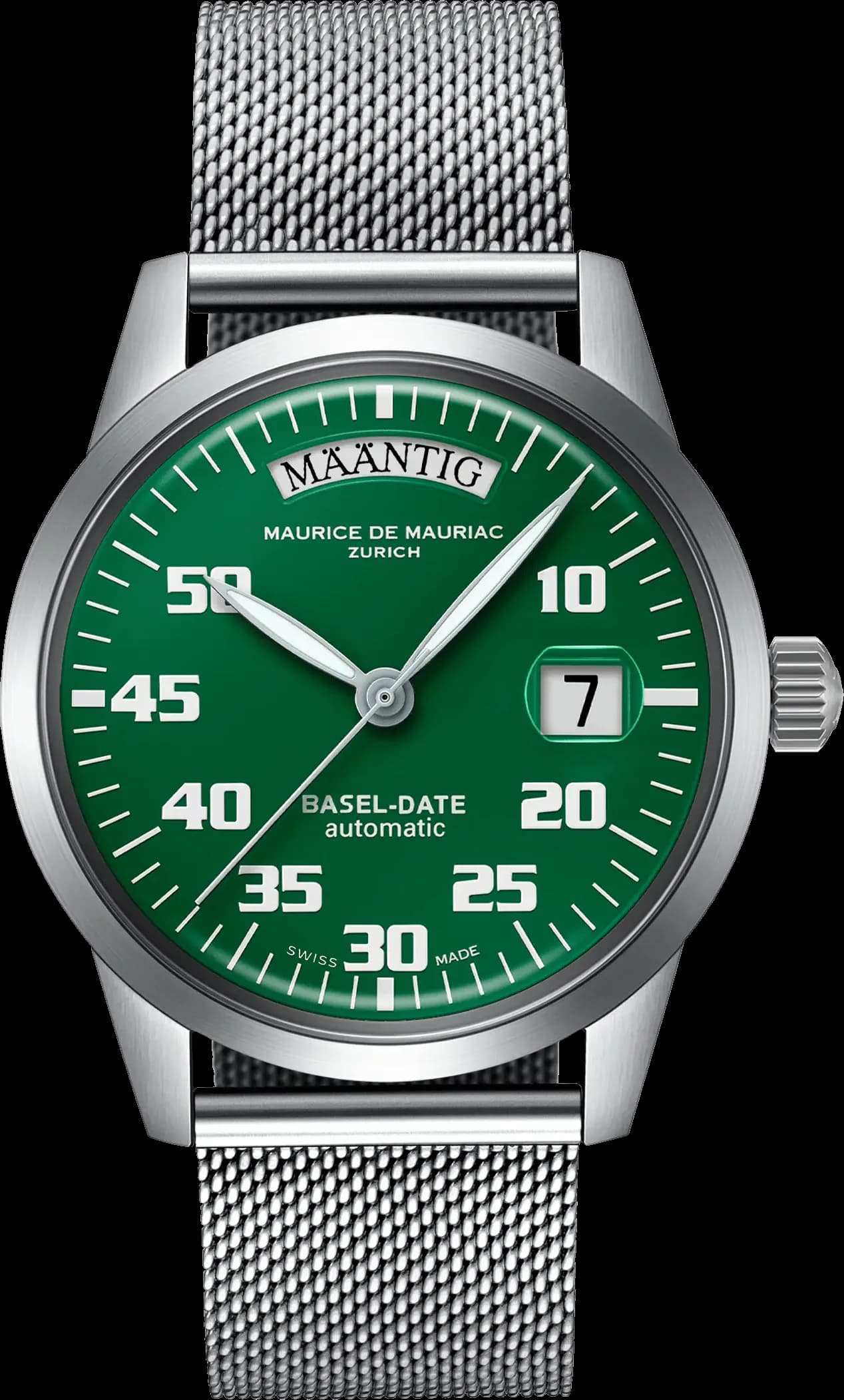 Automatic Modern: "Basel Date" with Milanese