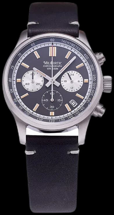 MF Retro Style Date Dress VK63 Quartz Chrono R079