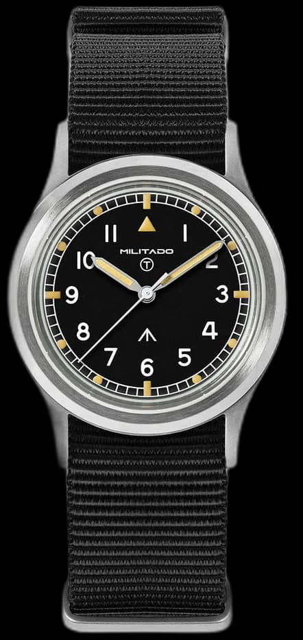 36mm Field Watch VH31 Sweeping Movt D12 Dial ML15