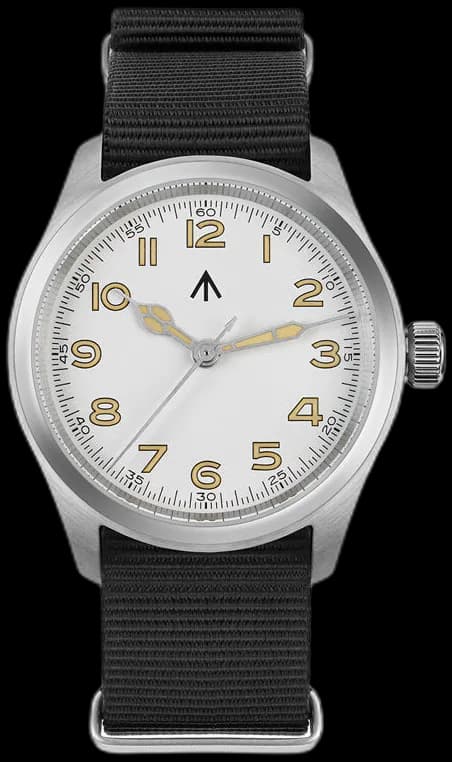 VH31 38mm Sapphire Crystal Field Watch ML08 White Dial