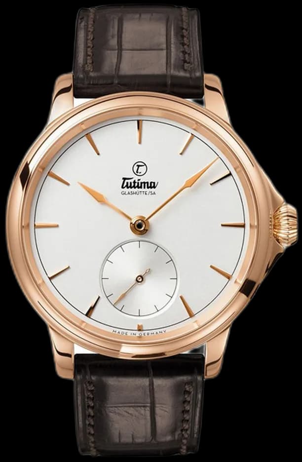 Tutima Glashütte Patria Small Seconds Rose Gold Manual Wind