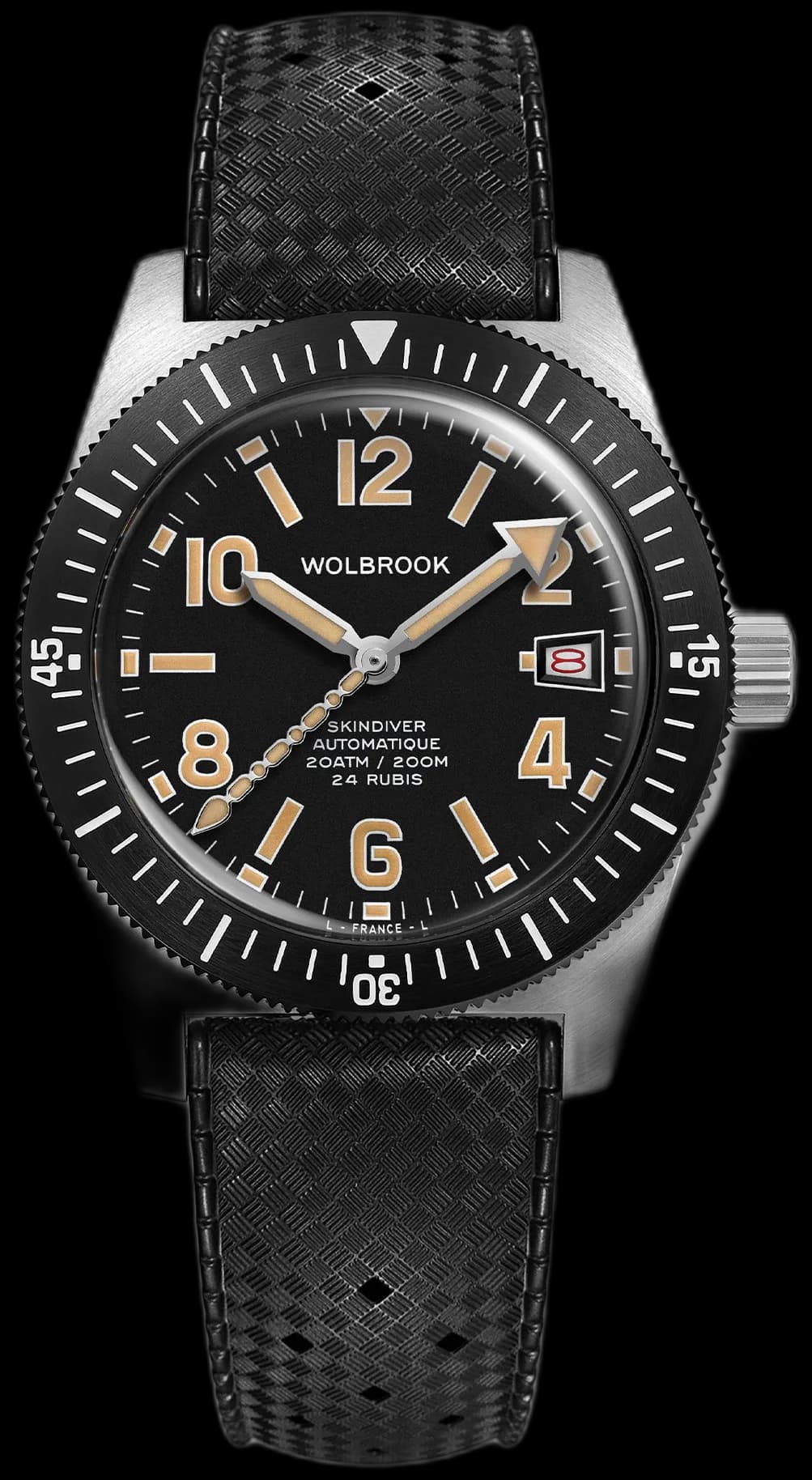 Skindiver Automatic 38 mm Even Numerals Dive Watch - Cédric Dodane Edition