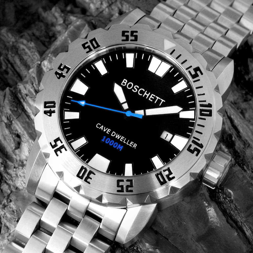Boschett Timepieces  Cave Dweller  Cave Dweller Black