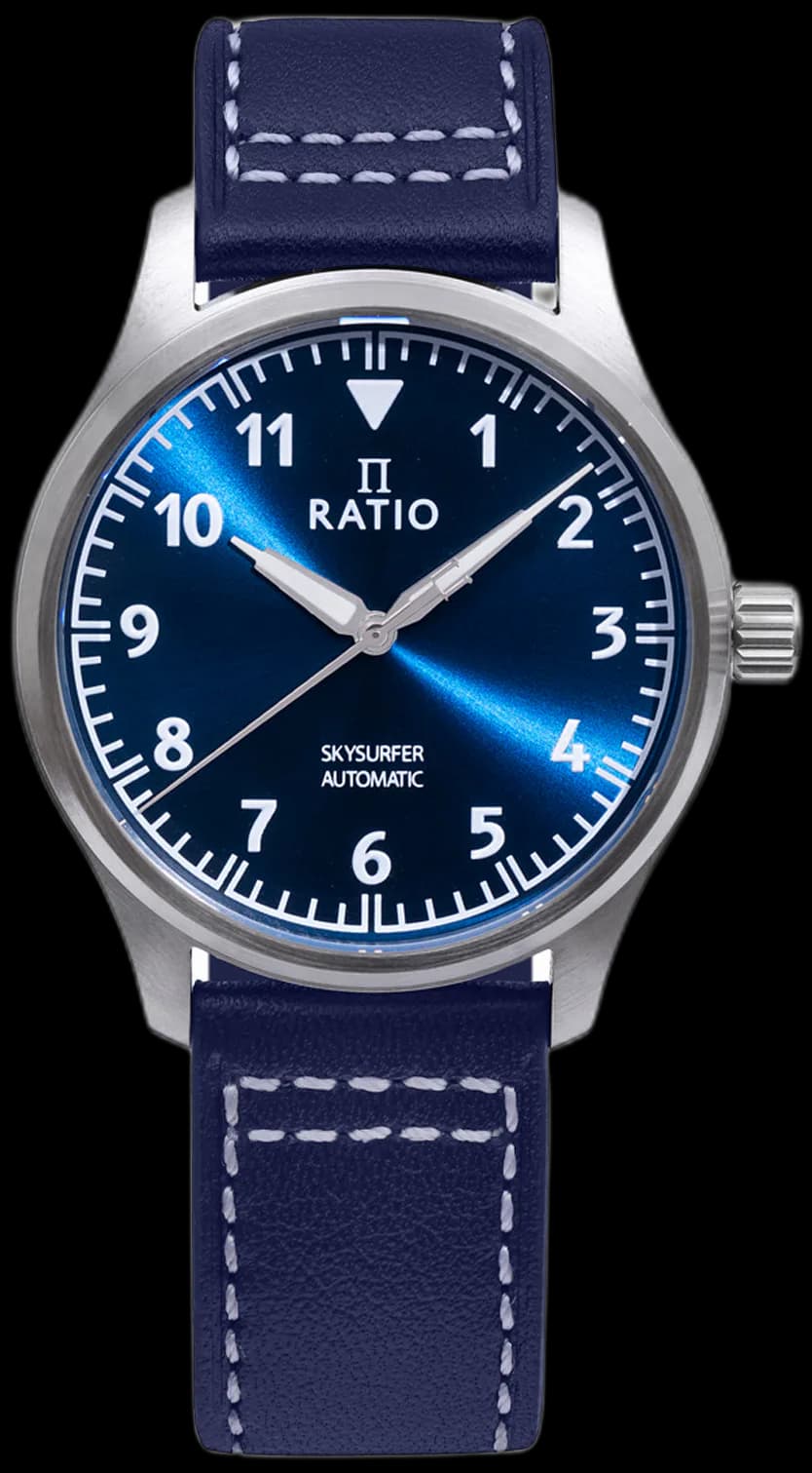 Skysurfer Pilot RTS302 Blue Dial Automatic 200M Men's Watch
